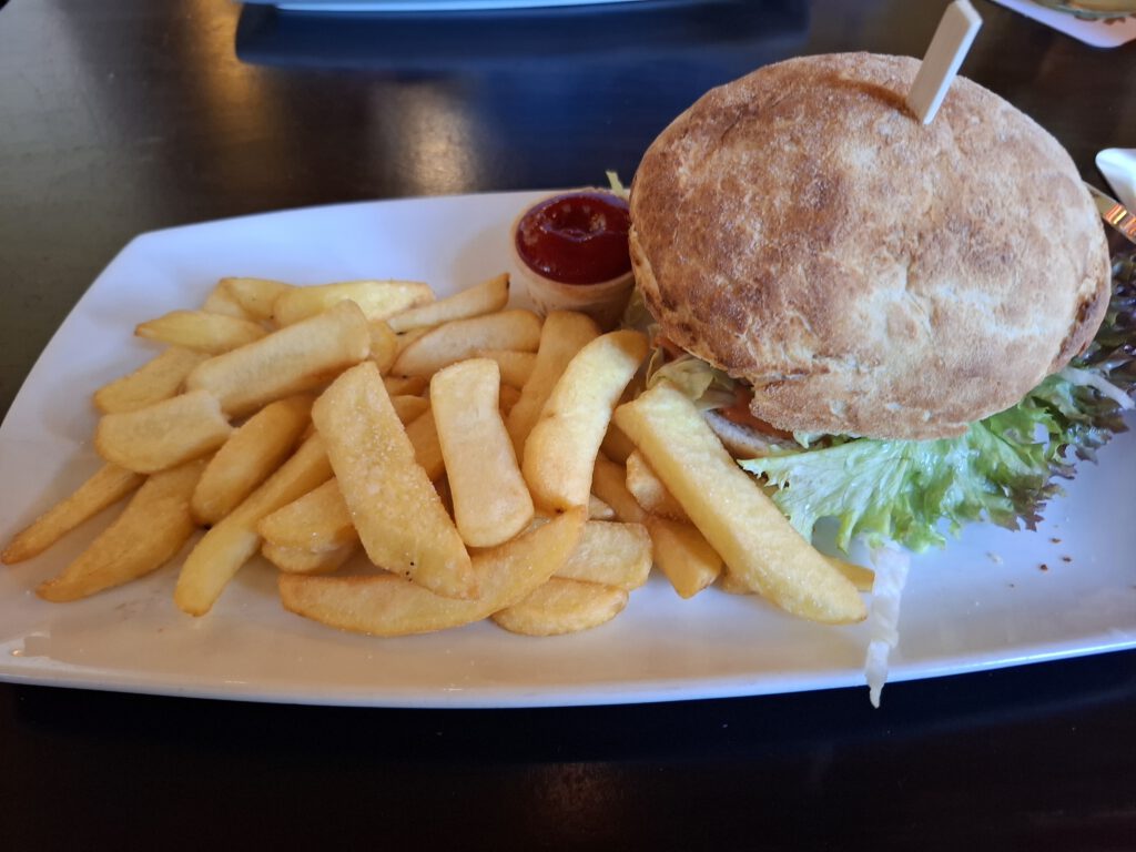 Burger Mittagessen