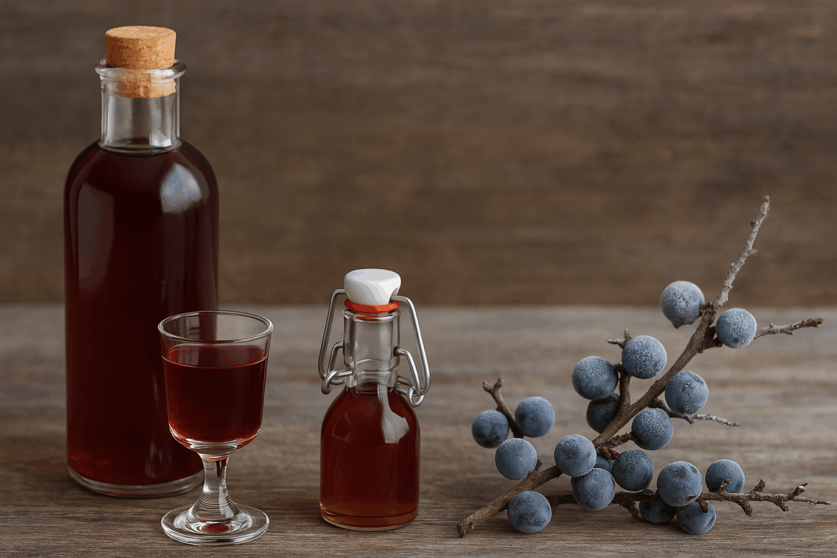 Schlehen – Likör und Essig